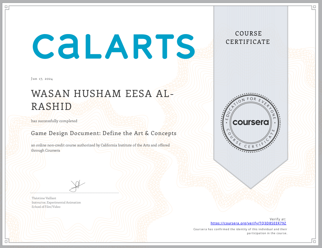 Certificate image